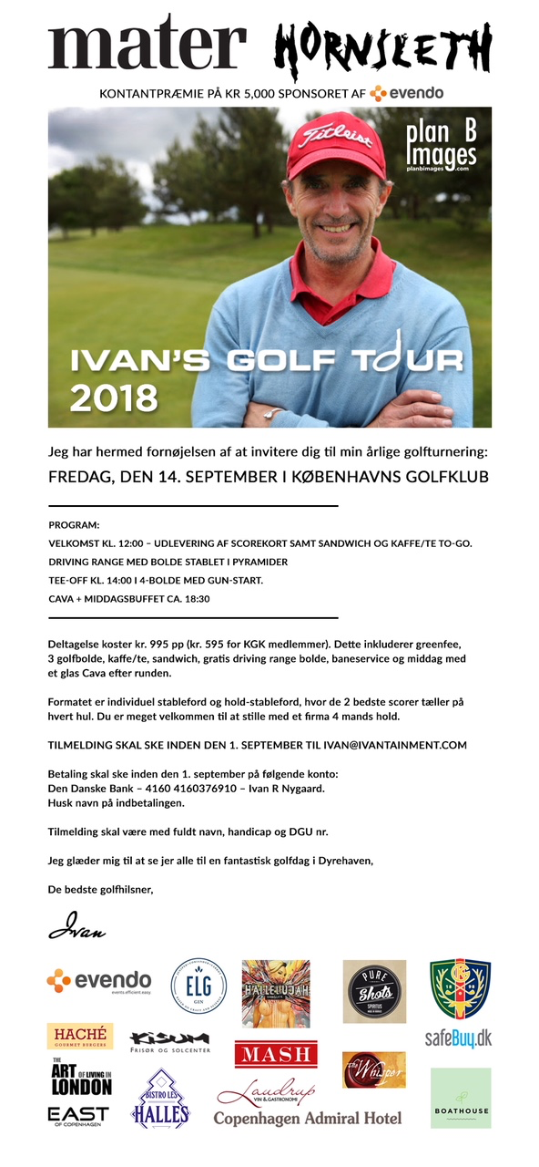 Ivan's Golf Tour 2018